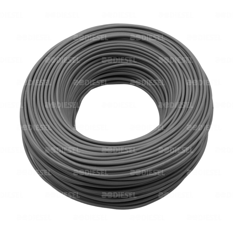 CABLE #14 PLASTICO 100MT GRIS