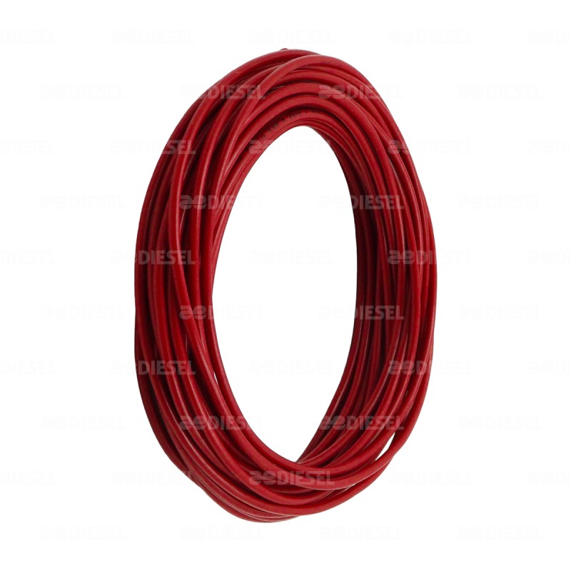 CABLE #16 PLASTICO FLEX ROLLO 10MTS ROJO