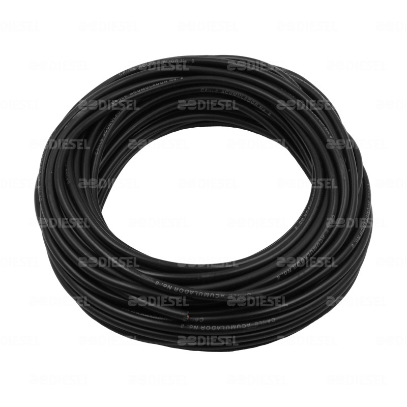 CABLE #8 PLASTICO NEGRO FLEX
