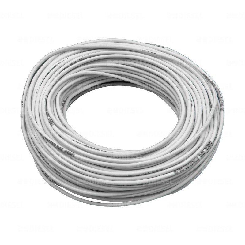 CABLE #14 PLASTICO ROLLO 50MTS BLANCO