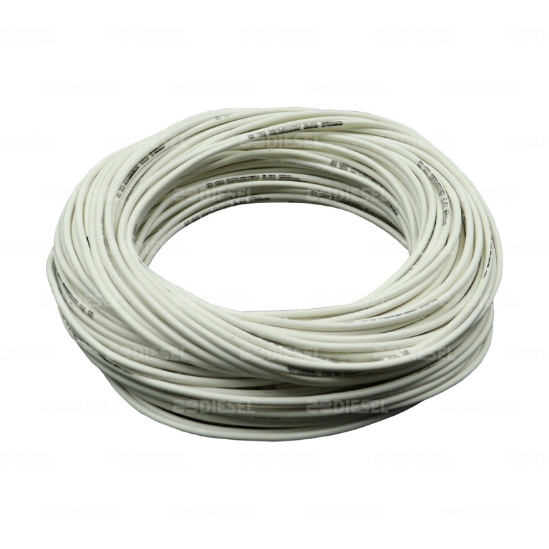 CABLE #18 PLASTICO ROLLO 30MTS BLANCO