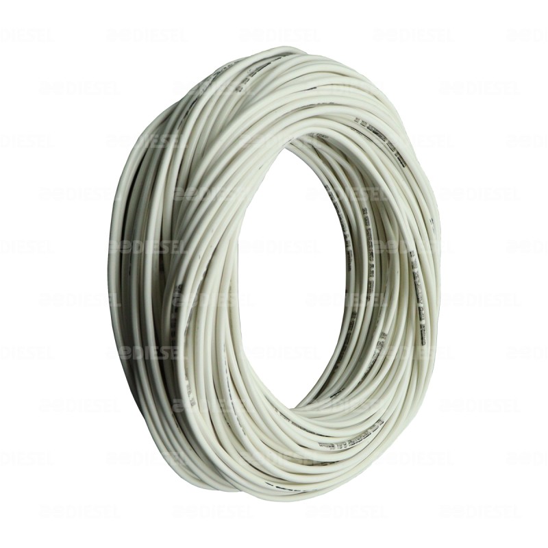 CABLE #18 PLASTICO ROLLO 30MTS BLANCO