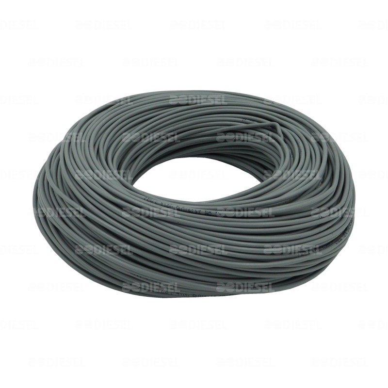 CABLE #16 PLASTICO FLEX ROLLO 100MT GRIS