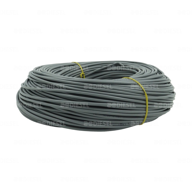 CABLE #16 PLASTICO FLEX ROLLO 100MT GRIS