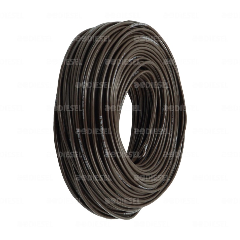 CABLE #12 PLASTICO 100MT CAFÉ