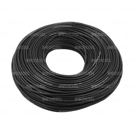CABLE #12 PLASTICO 100MT NEGRO