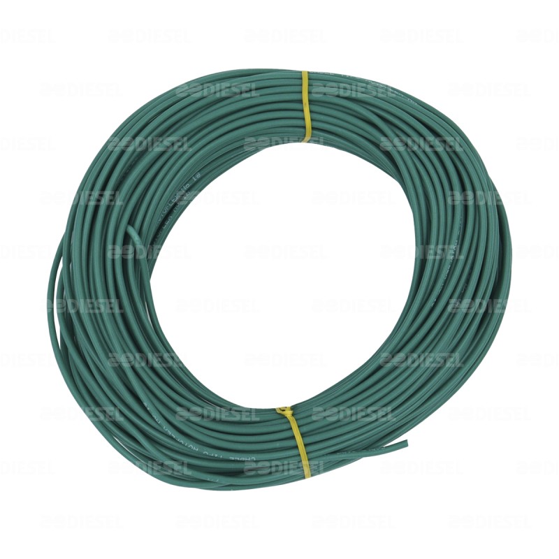 CABLE #18 PLASTICO FLEX ROLLO 30MTS VERD