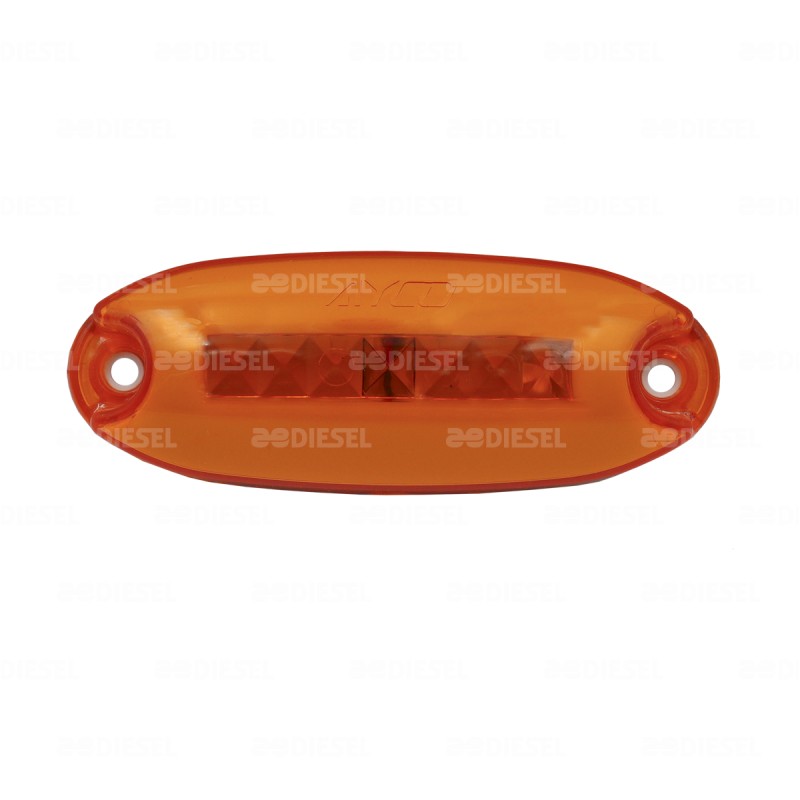 PLAFÓN 12/24V LATERAL ÁMBAR NEÓN FIJA AYCO