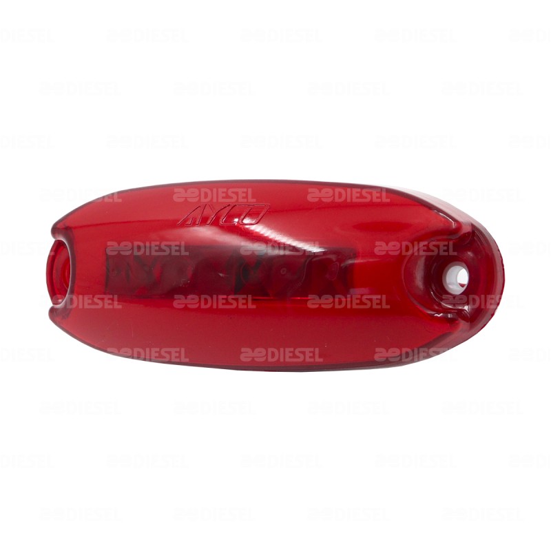 PLAFÓN 12/24V LATERAL ROJO NEÓN FIJA AYCO