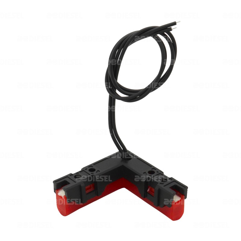 PLAFÓN 12/24V LED ROJO TIPO L UNIVERSAL