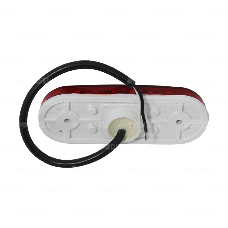 PLAFÓN 12/24V LED LATERAL ROJO