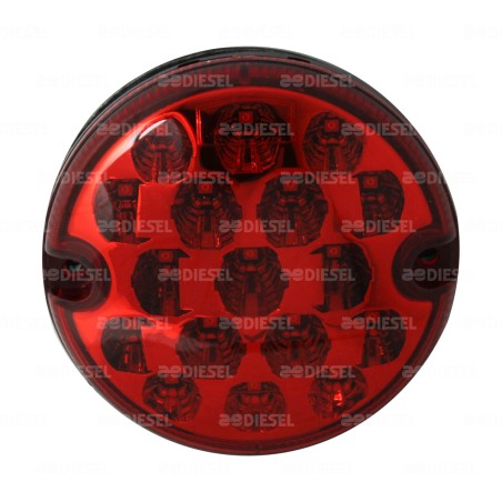 PLAFÓN 12V/24V LED ROJO 11152072 95MM