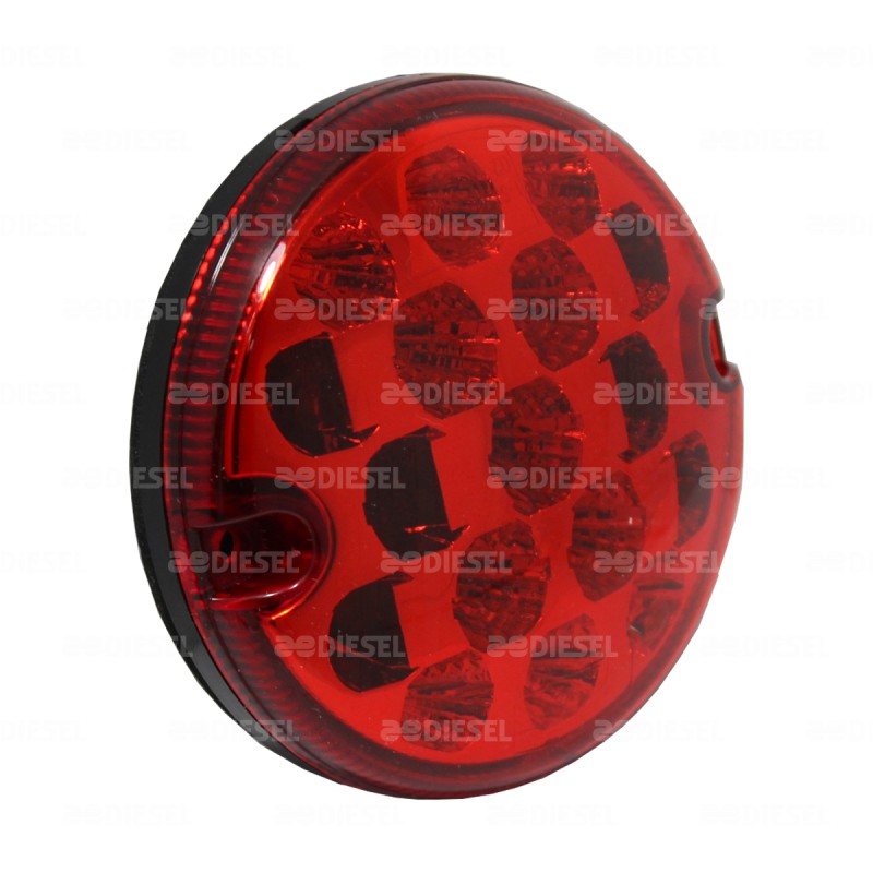 PLAFÓN 12V/24V LED ROJO 11152072 95MM