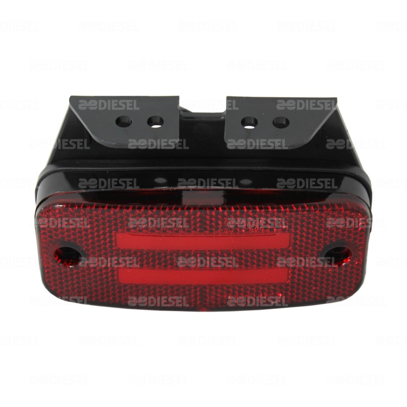 PLAFÓN 12V/24V 2 TIRA-LED ROJO