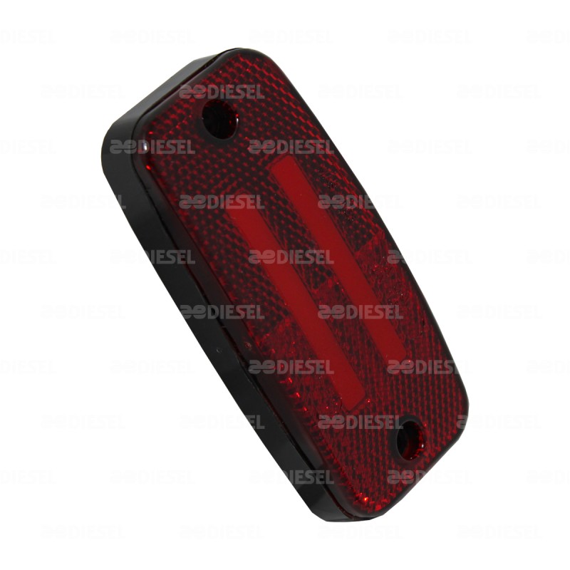 PLAFÓN 12V/24V 2 TIRA-LED ROJO