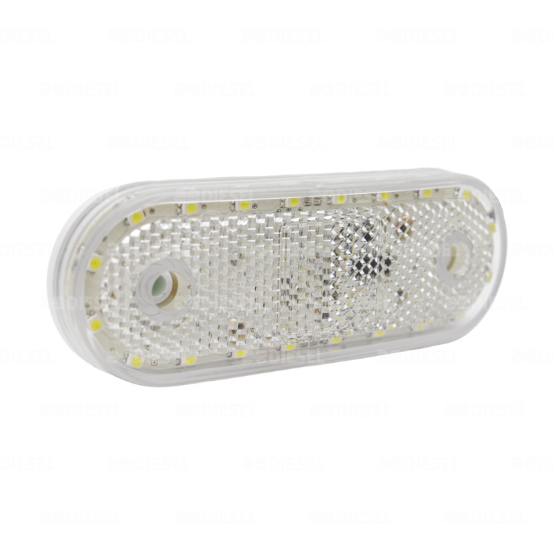 PLAFÓN 12/24V LED LATERAL CRISTAL C/MOV