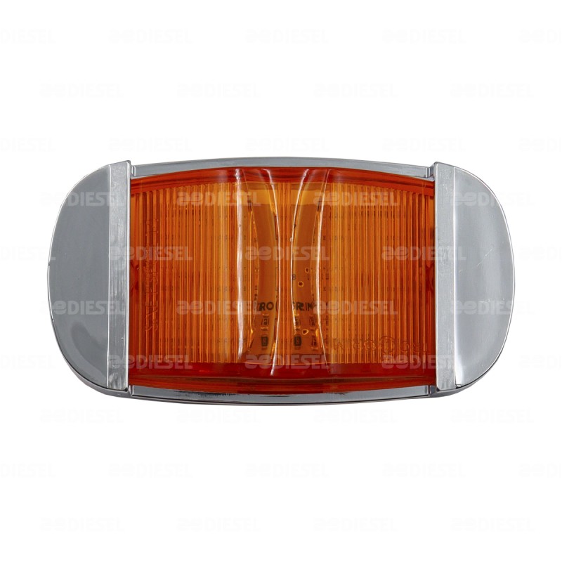 PLAFÓN 12/24V LED ÁMBAR LATERAL BAJA/ESTROBO