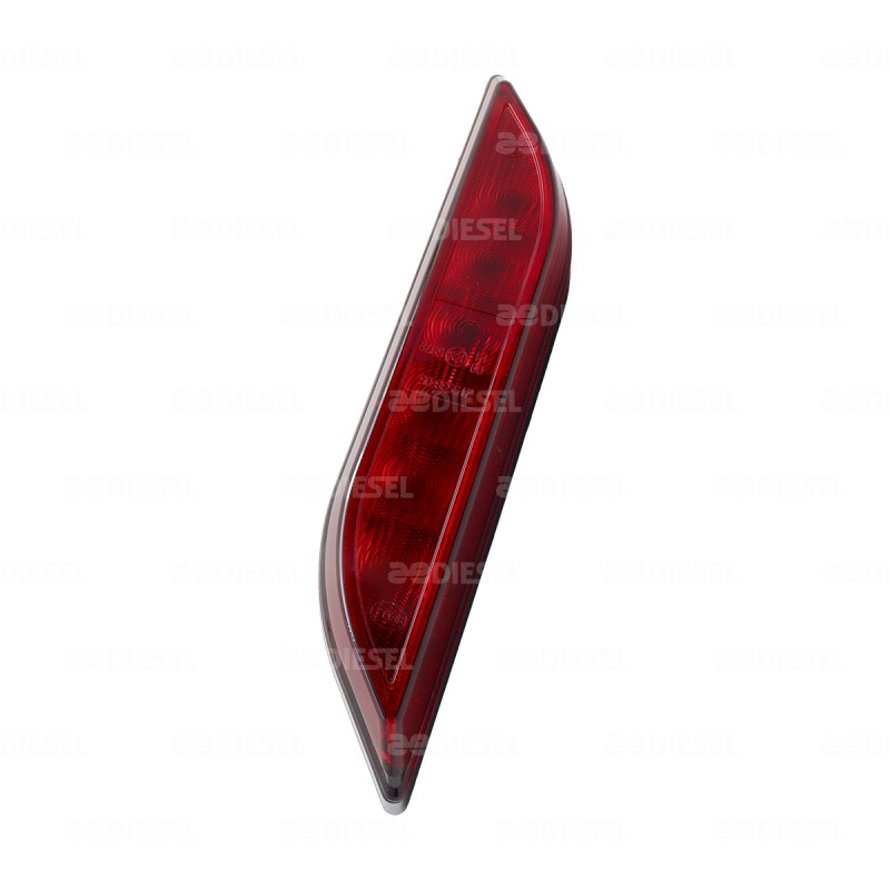 PLAFÓN 24V LED TRASERO MICA ROJA