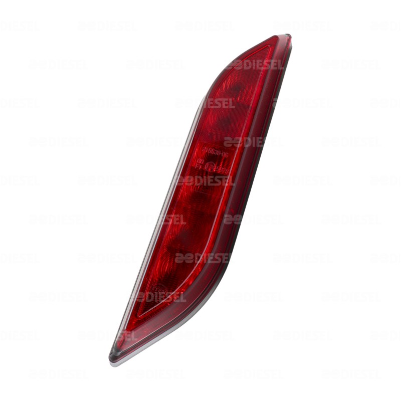 PLAFÓN 24V LED TRASERO MICA ROJA