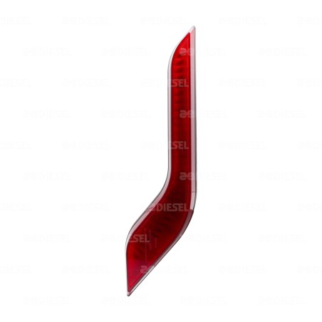 PLAFON 12/24V LED TRASERO ROJO SHAPE LINE AYCO / BUSSCAR / BECCAR DER