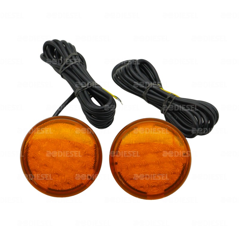 CALAVERA PEEBLE LED ÁMBAR DIRECCIONAL