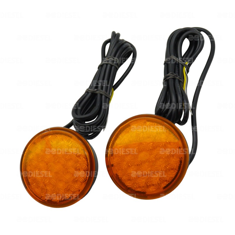 CALAVERA PEEBLE LED ÁMBAR DIRECCIONAL