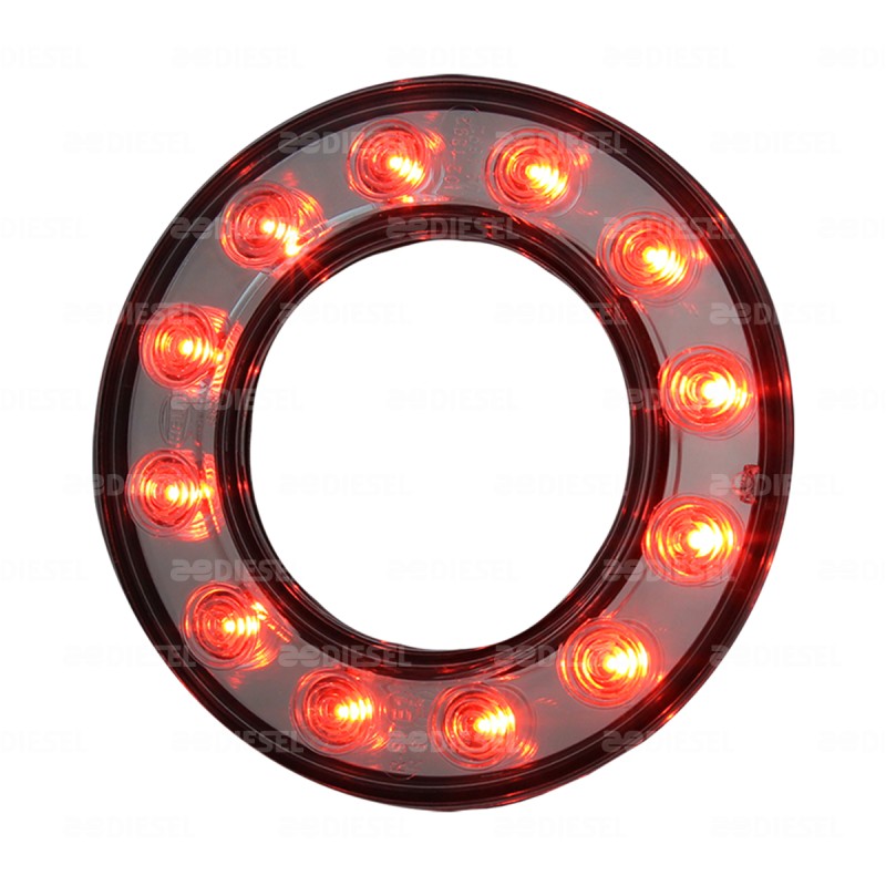 PLAFÓN 24V LED ROJO DONA 2 FUNCIONES