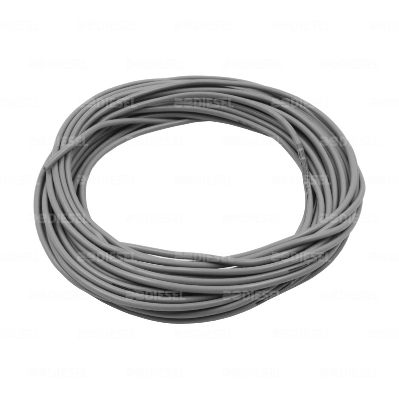 CABLE #18 PLASTICO FLEX ROLLO 10MTS GRIS