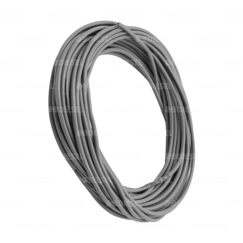 CABLE #18 PLASTICO FLEX ROLLO 10MTS GRIS