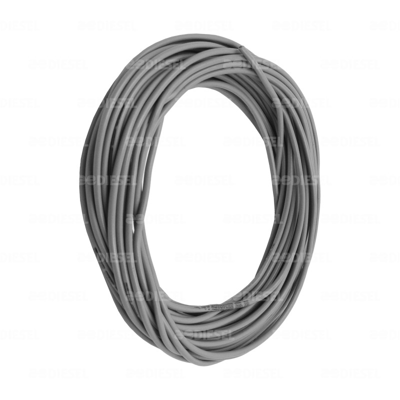 CABLE #18 PLASTICO FLEX ROLLO 10MTS GRIS