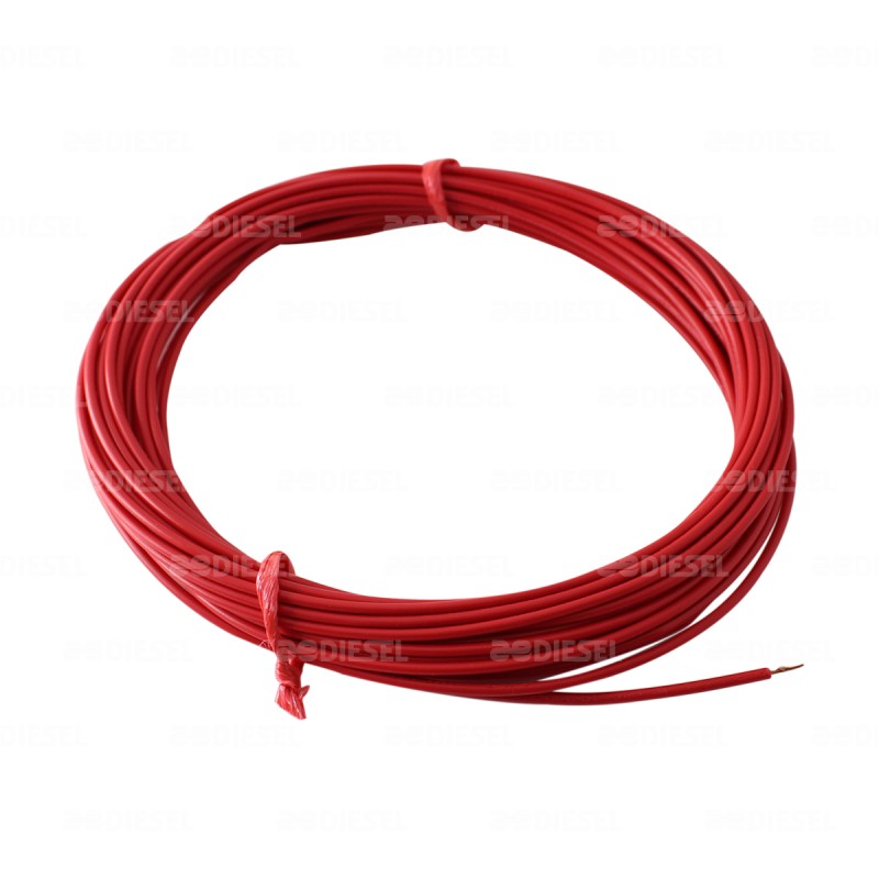 CABLE #18 PLASTICO FLEX ROLLO 10MTS ROJO