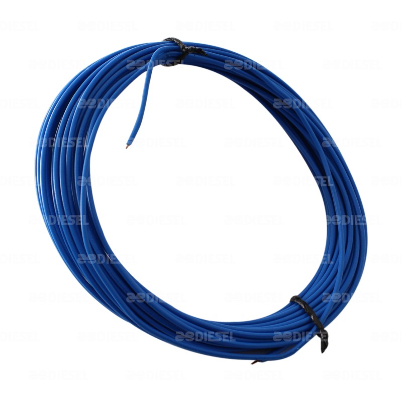 CABLE #18 PLASTICO FLEX ROLLO 10MTS AZUL