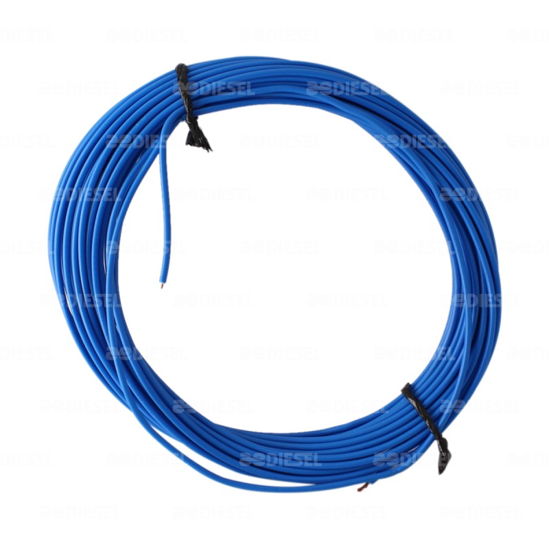 CABLE #18 PLASTICO FLEX ROLLO 10MTS AZUL