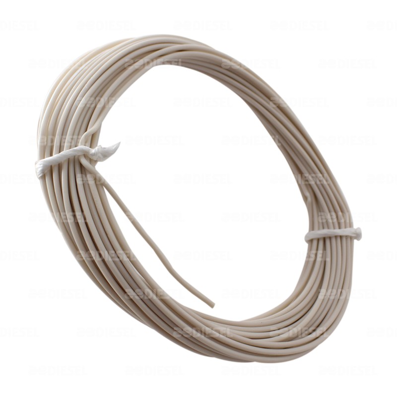 CABLE #18 PLASTICO FLEX ROLLO 10MTS BCO