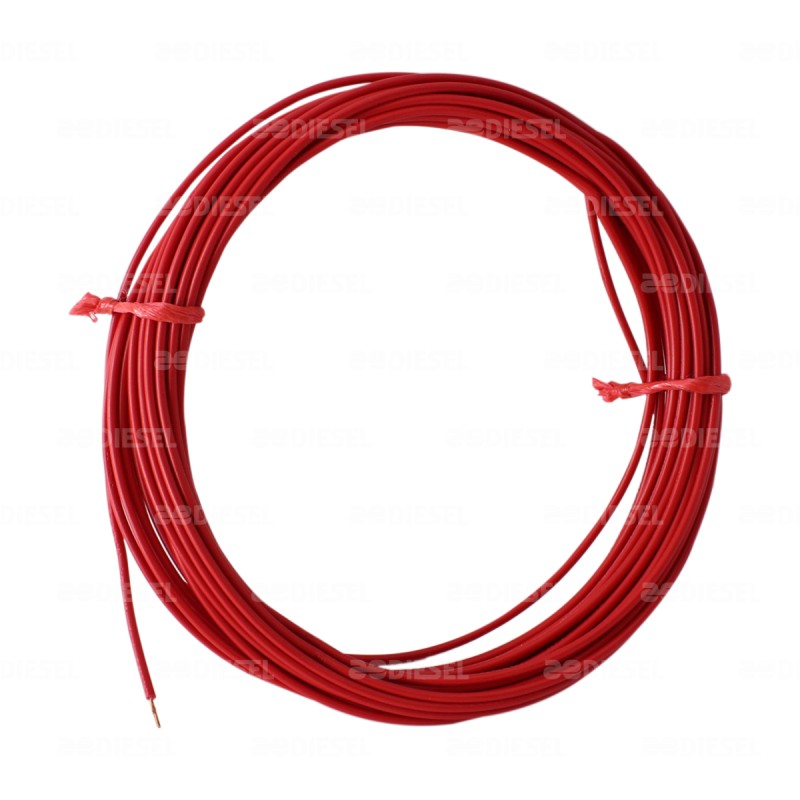 CABLE #18 PLASTICO FLEX ROLLO 10MTS ROJO