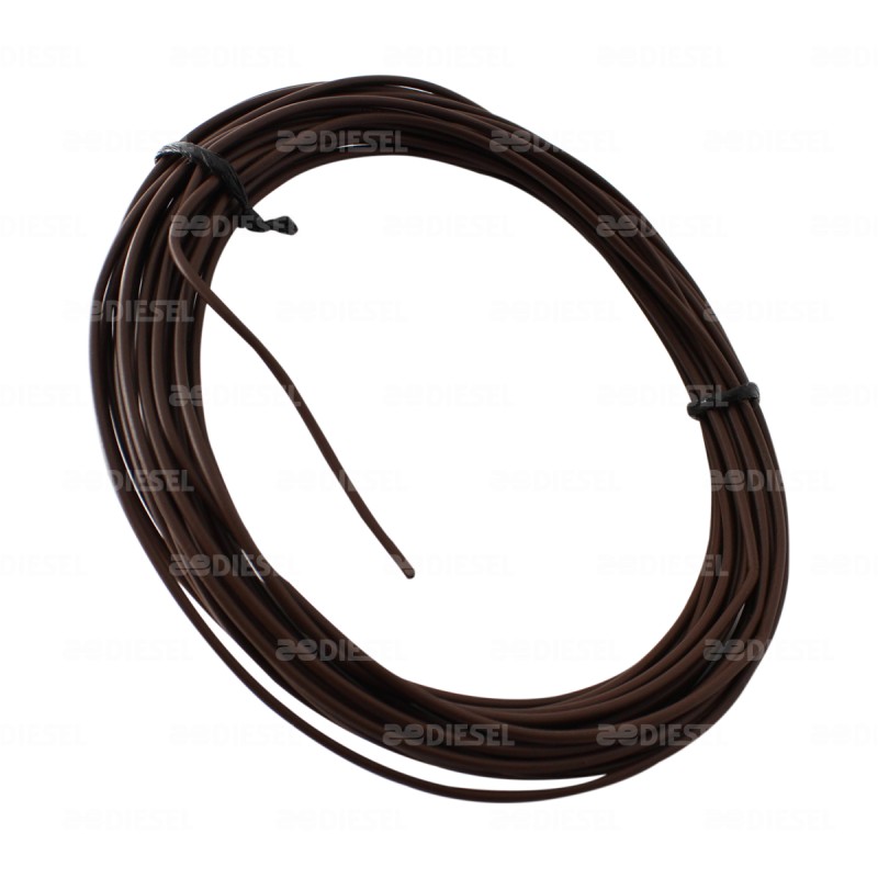 CABLE #18 PLASTICO FLEX ROLLO 10MTS CAFE