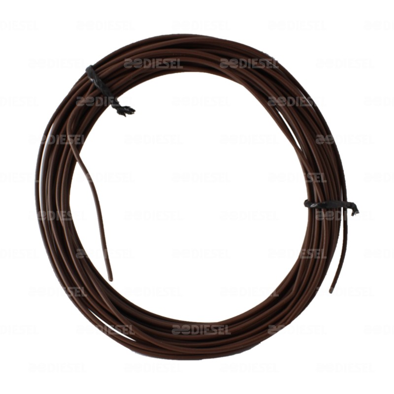 CABLE #18 PLASTICO FLEX ROLLO 10MTS CAFE