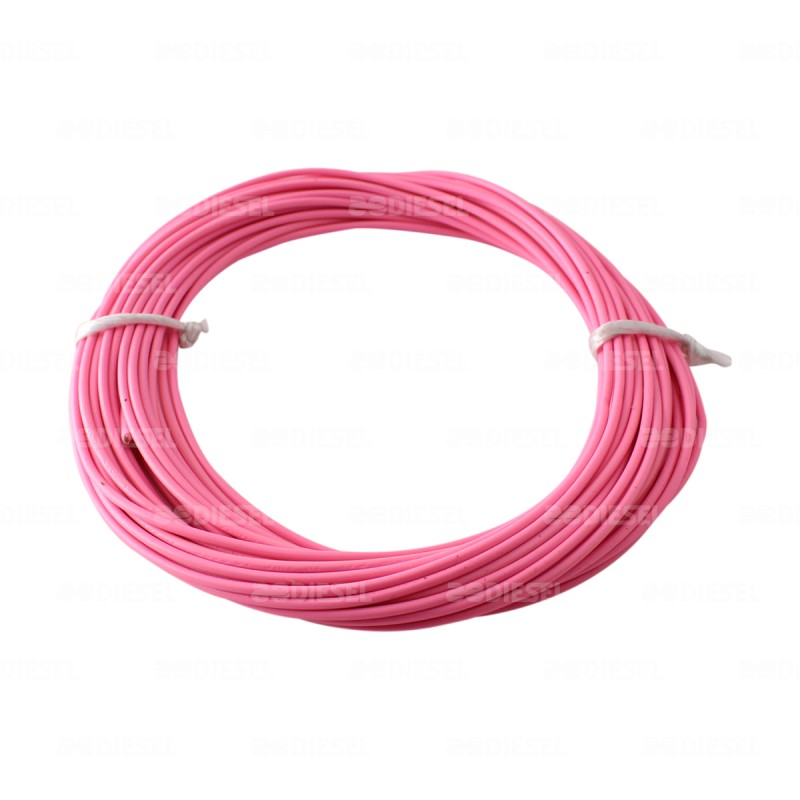 CABLE #18 PLASTICO FLEX ROLLO 10MTS ROSA