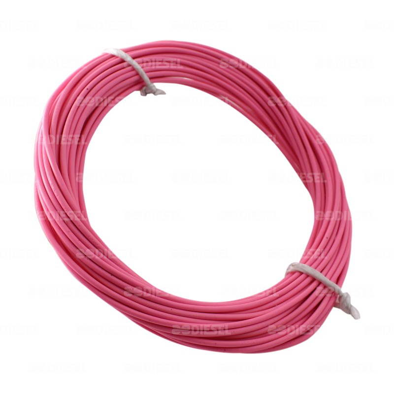 CABLE #18 PLASTICO FLEX ROLLO 10MTS ROSA