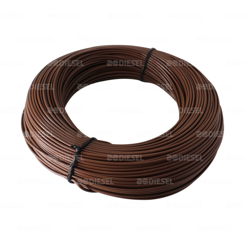 CABLE #18 PLASTICO FLEX 100MT CAFÉ