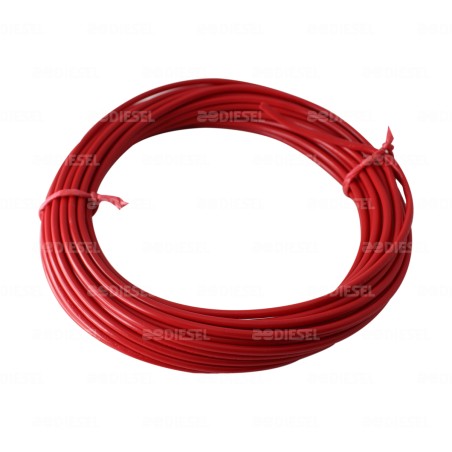 CABLE #14 PLASTICO FLEX ROLLO 10MTS ROJO