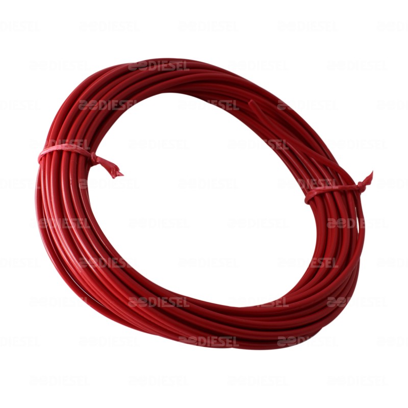 CABLE #14 PLASTICO FLEX ROLLO 10MTS ROJO