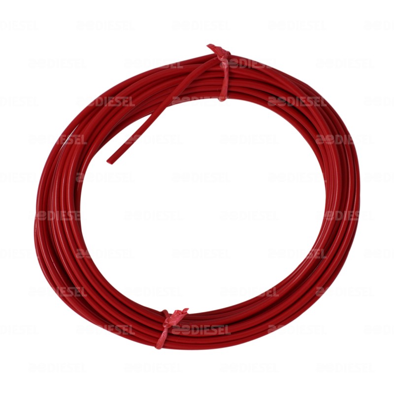 CABLE #14 PLASTICO FLEX ROLLO 10MTS ROJO