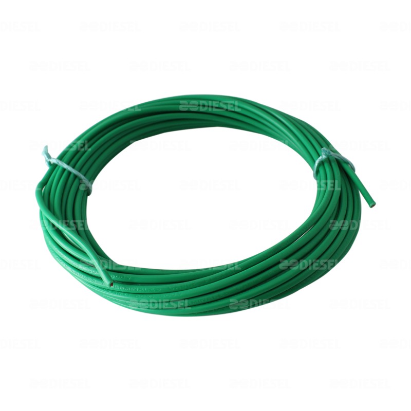 CABLE #14 PLASTICO FLEX ROLLO 10MTS VERD