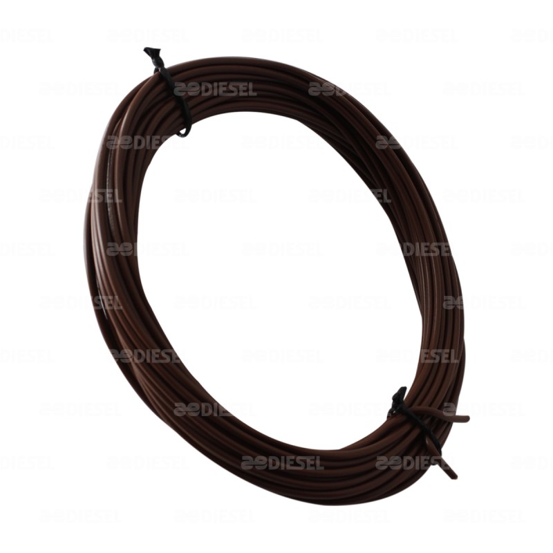 CABLE #16 PLASTICO FLEX ROLLO 10MTS CAFE