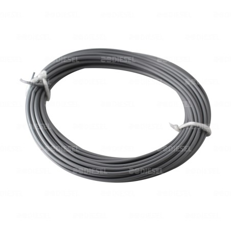 CABLE #16 PLASTICO FLEX ROLLO 10MTS GRIS