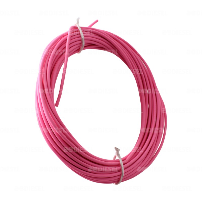 CABLE #16 PLASTICO FLEX ROLLO 10MTS ROSA