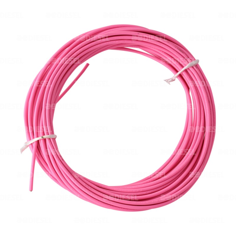 CABLE #16 PLASTICO FLEX ROLLO 10MTS ROSA