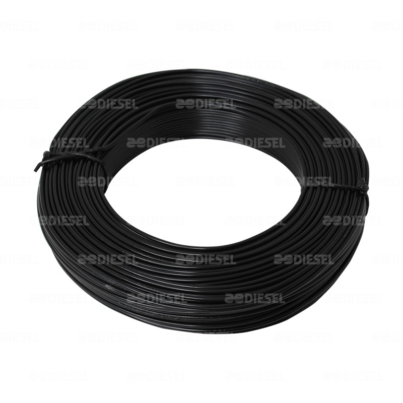 CABLE#16 PLASTICO FLEX ROLLO 100MT NEGRO