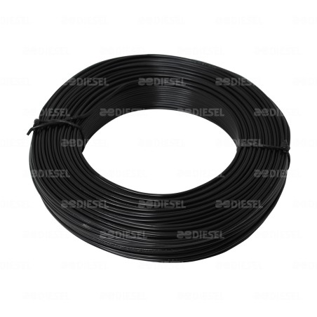 CABLE#16 PLASTICO FLEX ROLLO 100MT NEGRO